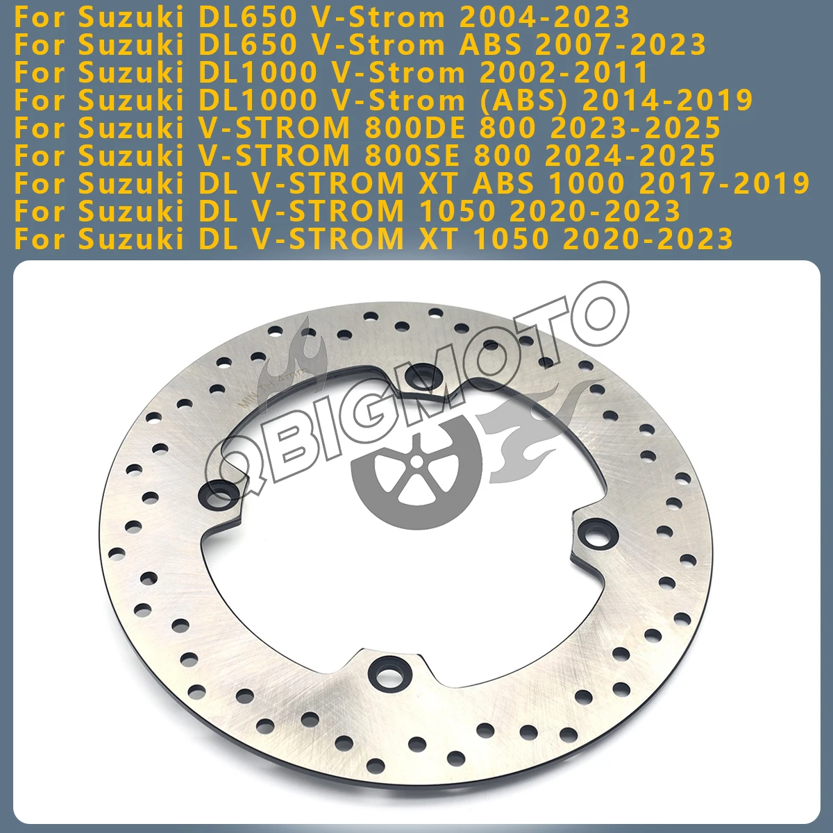

DL650 DL1000 Motorcycle Rear Brake Disc Rotor For Suzuki 650 V-Strom 2007-2023 800DE 800SE 800 2025 2024 DL XT ABS 1000 1050