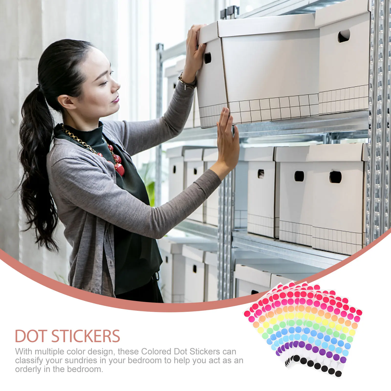 

20 Sheets Colorful Dot Labels Reward Stickers Colored Round Reflective Sticky Small Removable Marker Pen