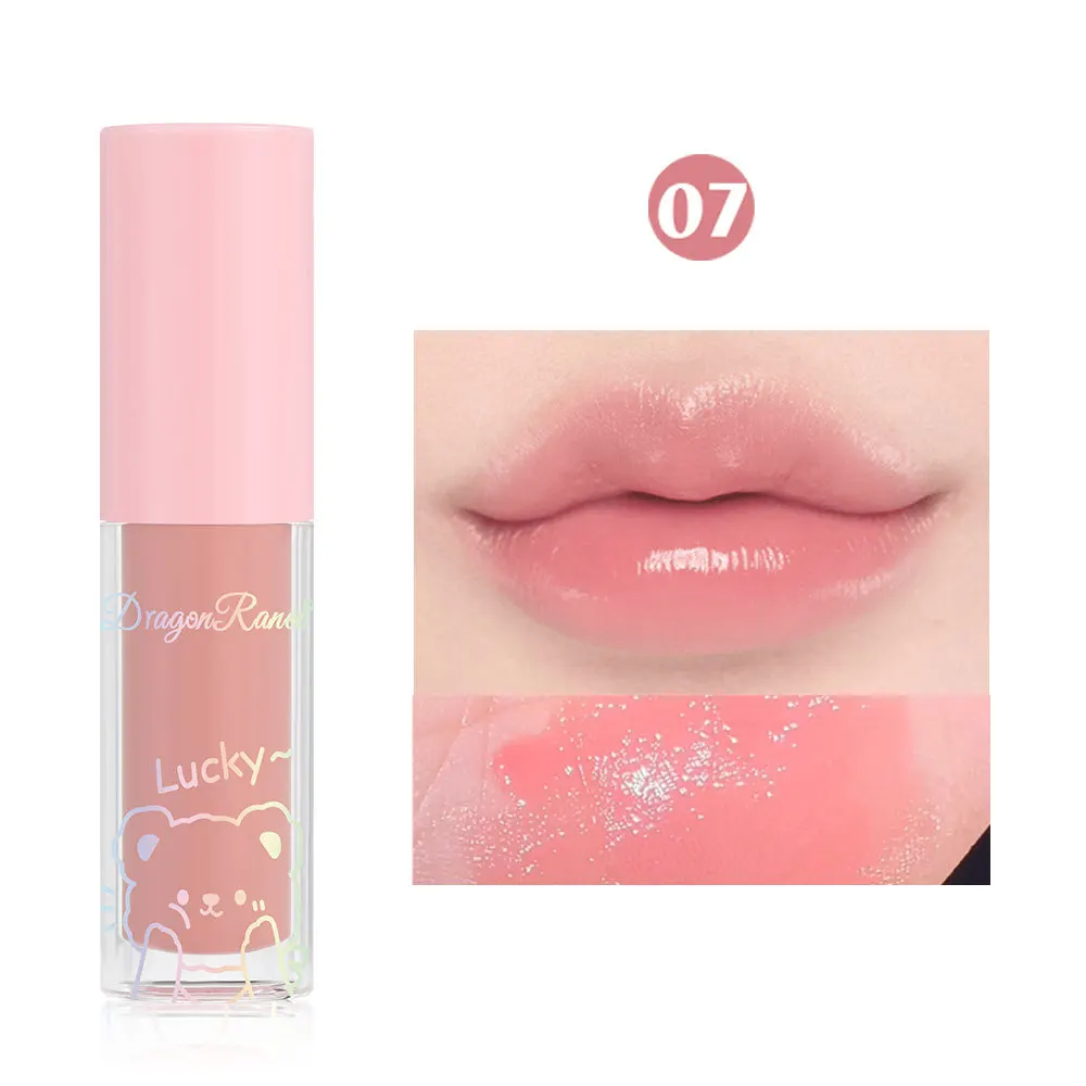 Fashion Beauty Lip Glaze Moisten Shine Glitter Lip Plumper Makeup For Beginner Liquid Lipstick Female Makeup Cosmetics Lip Stain
