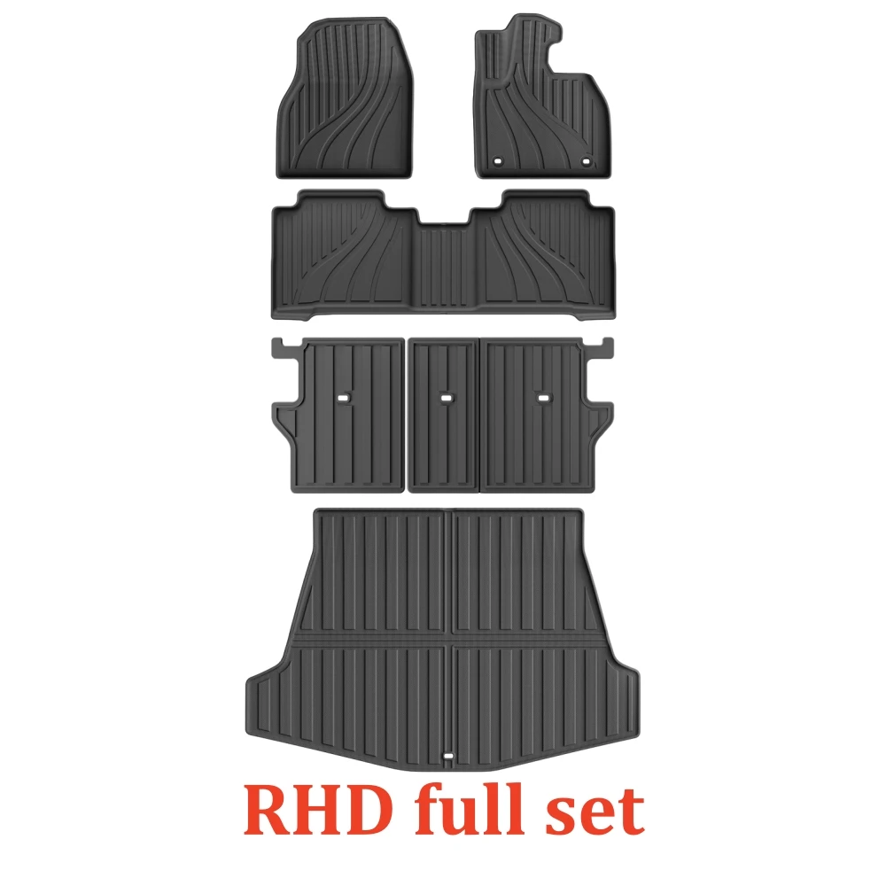 Für Subaru Solterra/Toyota BZ4X 2023 2024 2025 TPE 3D Autofußmatten Kofferraumauskleidung Kofferraum-/Rückenlehnenpolster Wasserdicht LHD RHD – Detail 9