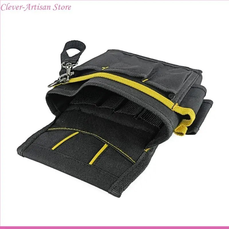 E06B Oxford Tool Pocket Belt Bag Small Pocket Tool Bag حقيبة عمل محترفة محترفة من فني الكهرباء