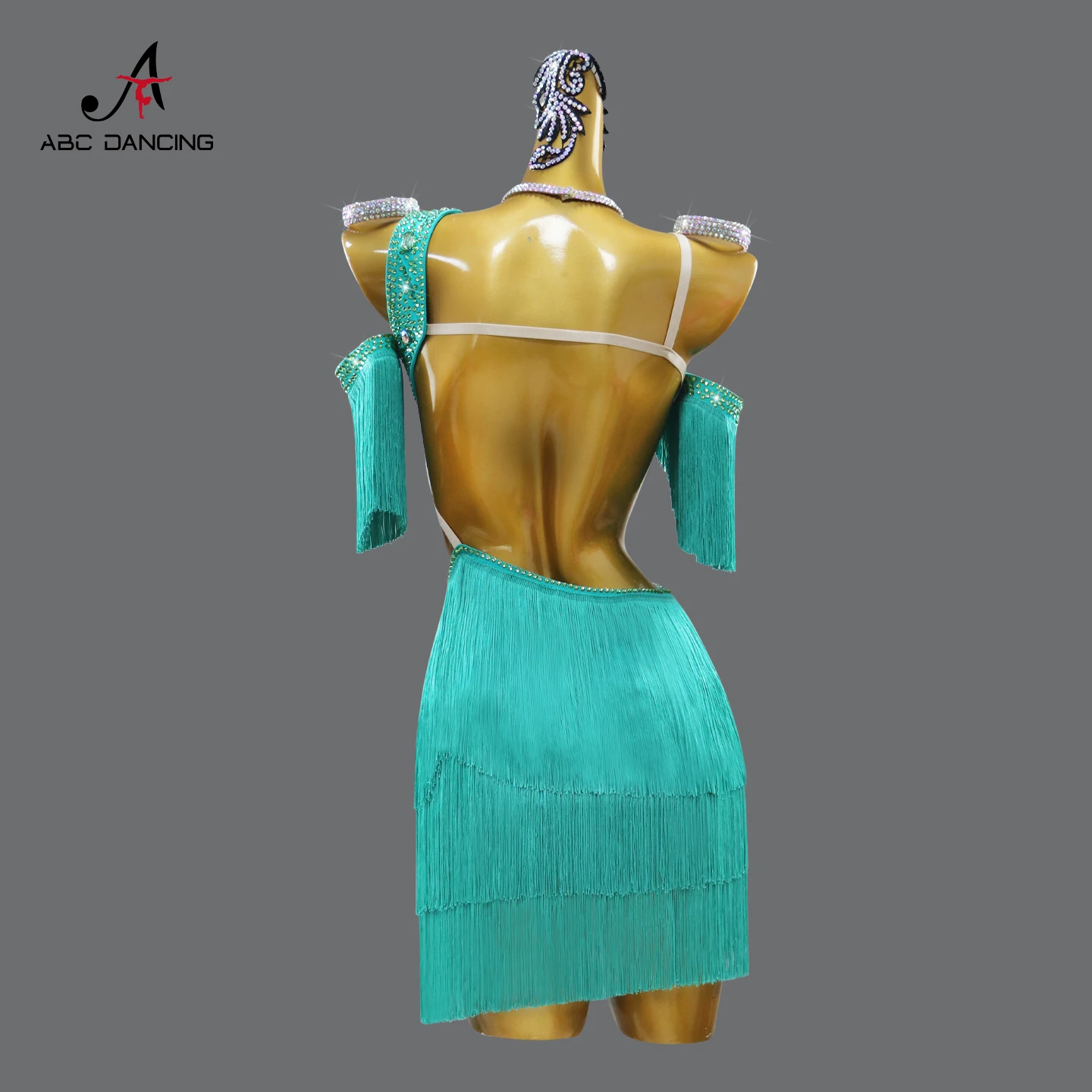 الفتيات ملابس رقص المرأة اللاتينية فستان حفلة موسيقية ممارسة الملابس مساء قاعة الرقص الأداء 2025 طفل كرنفال الأطراف مهدب البدلة #5