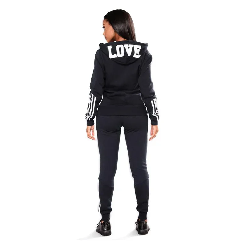 Autumn New Style Woman Tracksuit Zipper Hoodies Sweatpants Urban Casual Fashion Sportswear 2 Piece Set Ladies Sexy Jogger Outfit