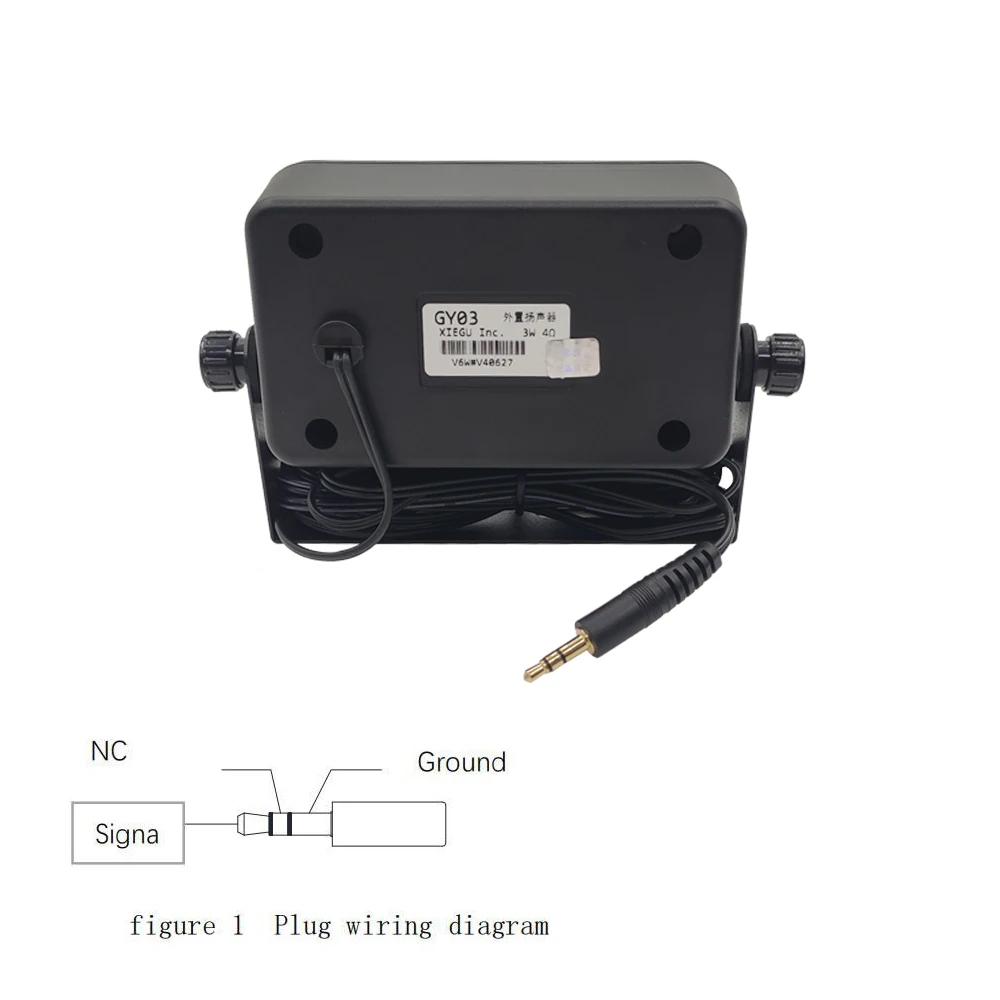 Imagem -04 - Alto-falante Externo para Xiegu Walkie Talkie 35 mm Gy03 X6100 G1m Rádio hf Tyt Th-9800 Kt8900