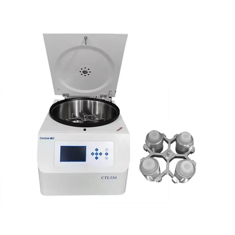 CTL550 Large Capacity Laboratory Centrifuge 2000ml 4x500ml High Speed Clinical Blood Sample Separator for Medical Research