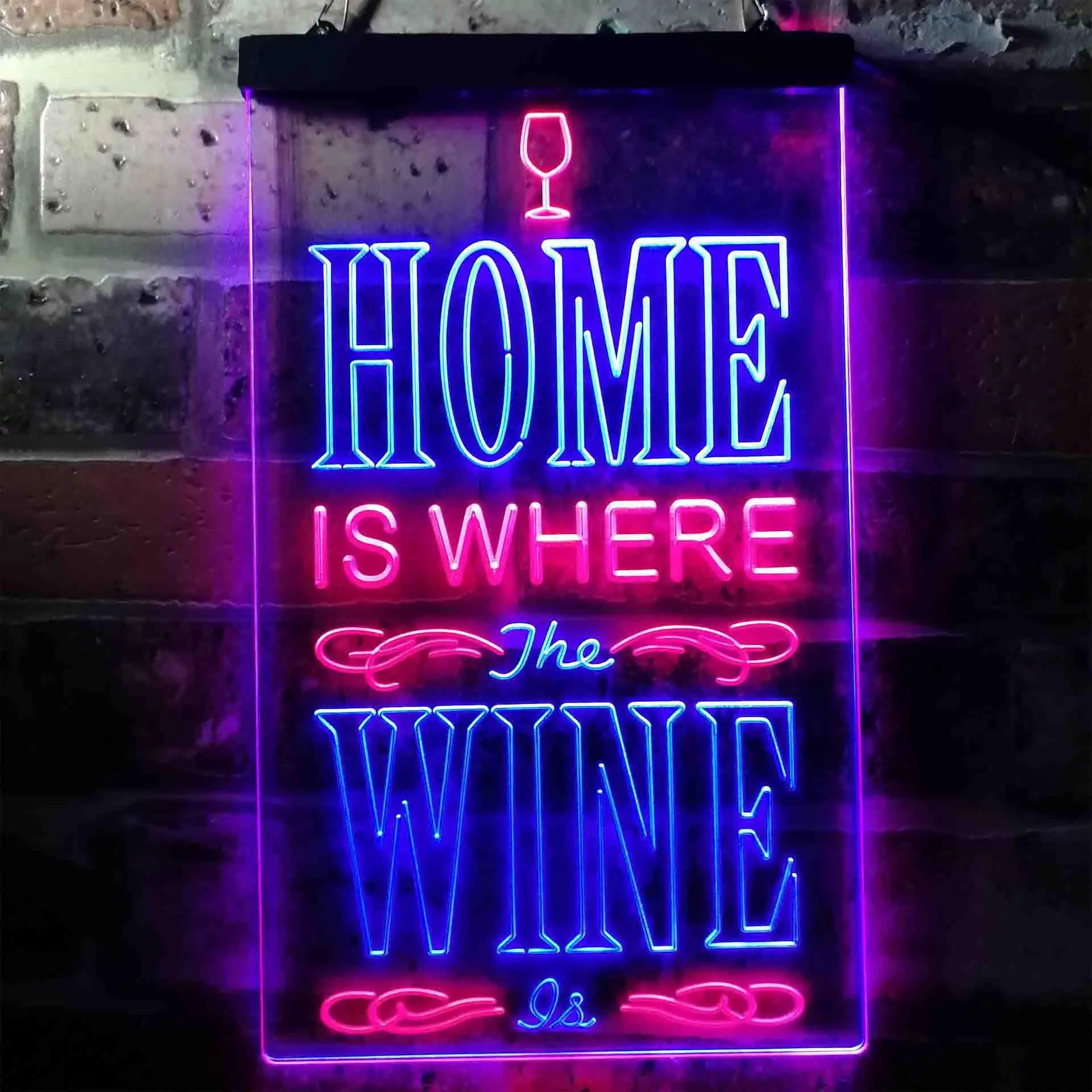 HOME IS WHERE the WINE is. Wine Glass