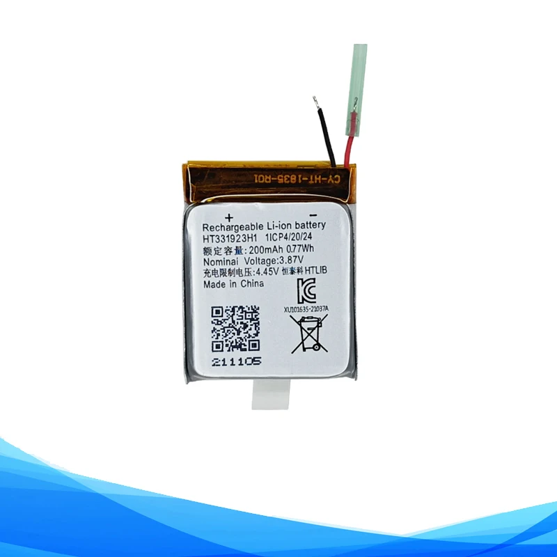 Original Replaces 3.87V 200mAh HT331923H1 HT341925V PL331925H PL331925BH PL341925V Battery For Huami Amazfit Neo Watch Pack