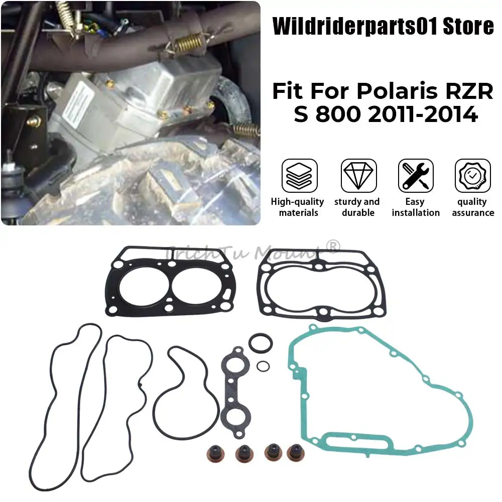 1 مجموعة ATV محرك مجموعات ربط السيراميك الارضي العلوي والسفلي نهاية دراجة نارية ملحق ل بولاريس رينجر 800 4x4/6x6 2011-2017 رينجر 800 طاقم/متوسط الحجم