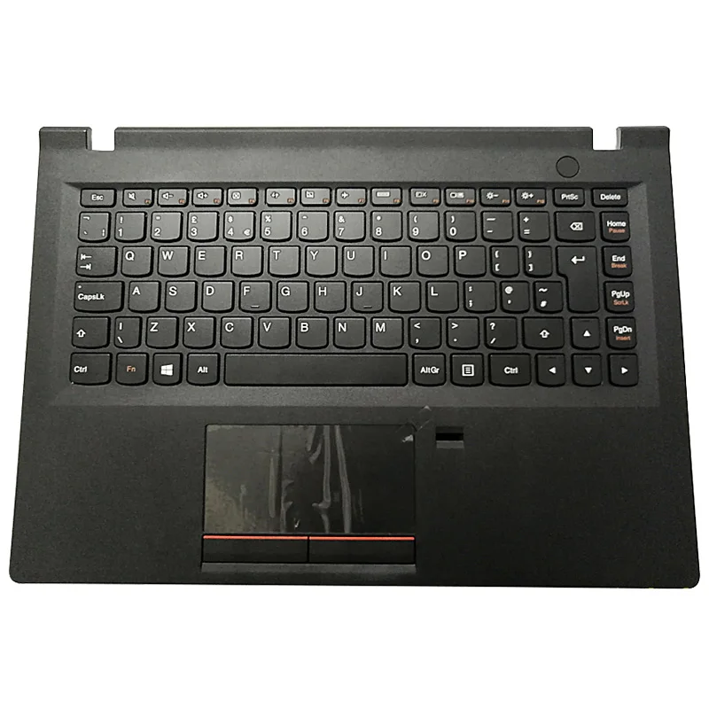 Imagem -04 - para Lenovo E31 E3170 E3180 Portátil Palmrest Case Superior Eua uk Teclado com Touchpad Novo