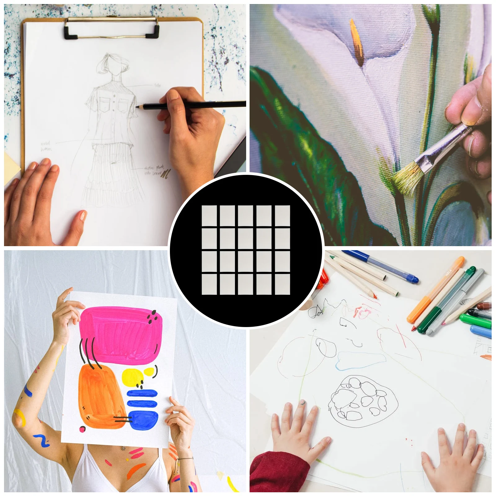 20 ورقة من ورق الألوان المائية بالضغط البارد، ورق رسم سميك ومتين للطلاب، مستلزمات الرسم