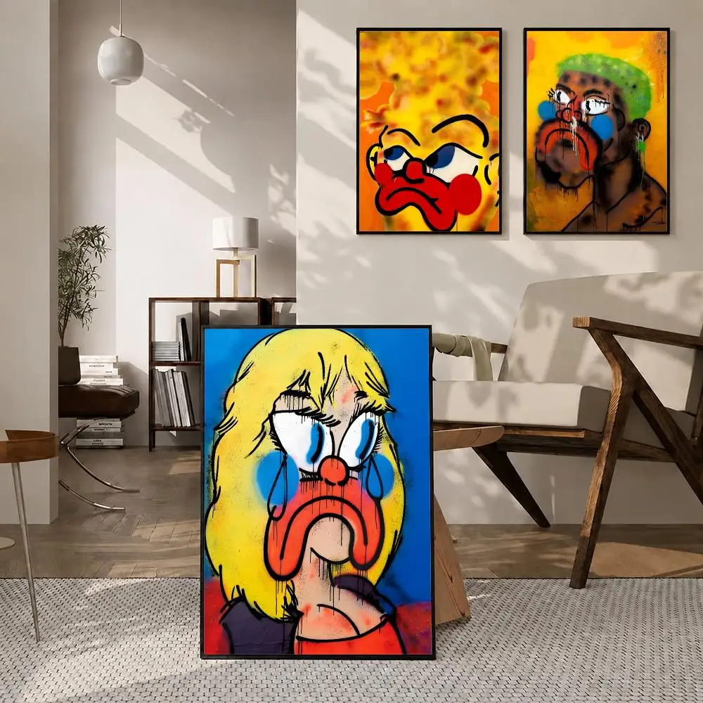 Artist Olaolu Slawn Poster High-definition  stickers, suitable for bedroom, living room, home decoration