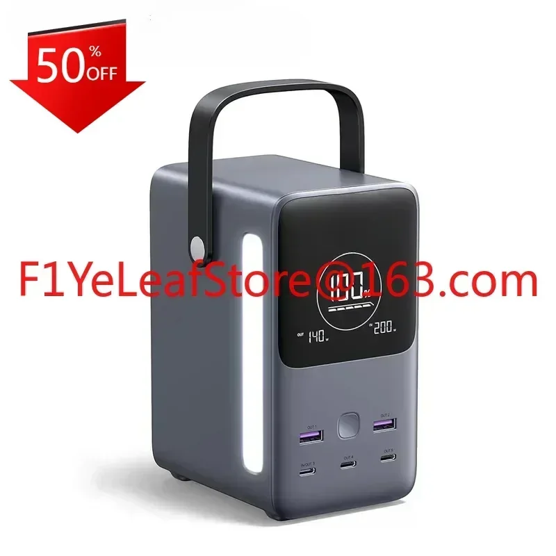 Hot salesPortable Fast Charging Charger Power Bank 6 in 1 Portable Led Display Power Station for iPhone 300W 48000mAh