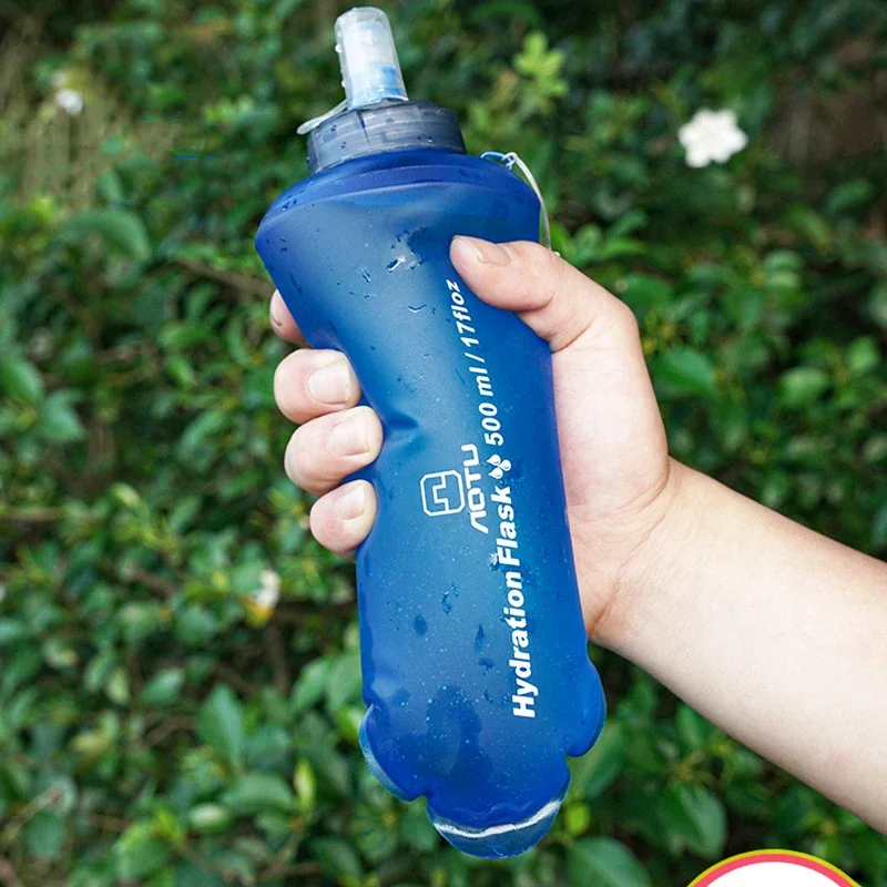 

Уличная мягкая сумка для воды для пересеченной местности, переносная силиконовая складная чашка для воды, Спортивная бутылка для воды