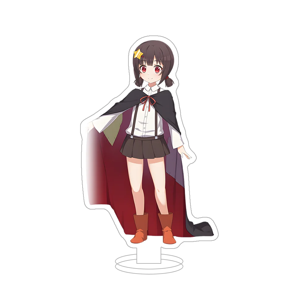 KonoSuba Satou Kazuma Aqua Megumin Darkness Lynn Erika Claire Ford Funifura Dodonko حامل أكريليك رسمي هدايا ديكور سطح المكتب