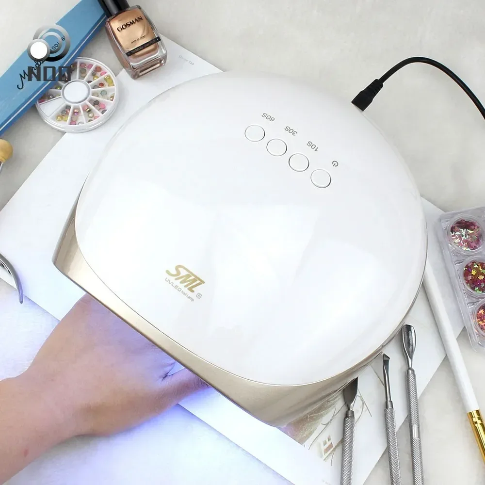 NOQ SML S6 68W Nail Dryer Manicure Nail Machine For UV LED Nails Lamp Drying Gel Polish 4Timing Nail Art Tools