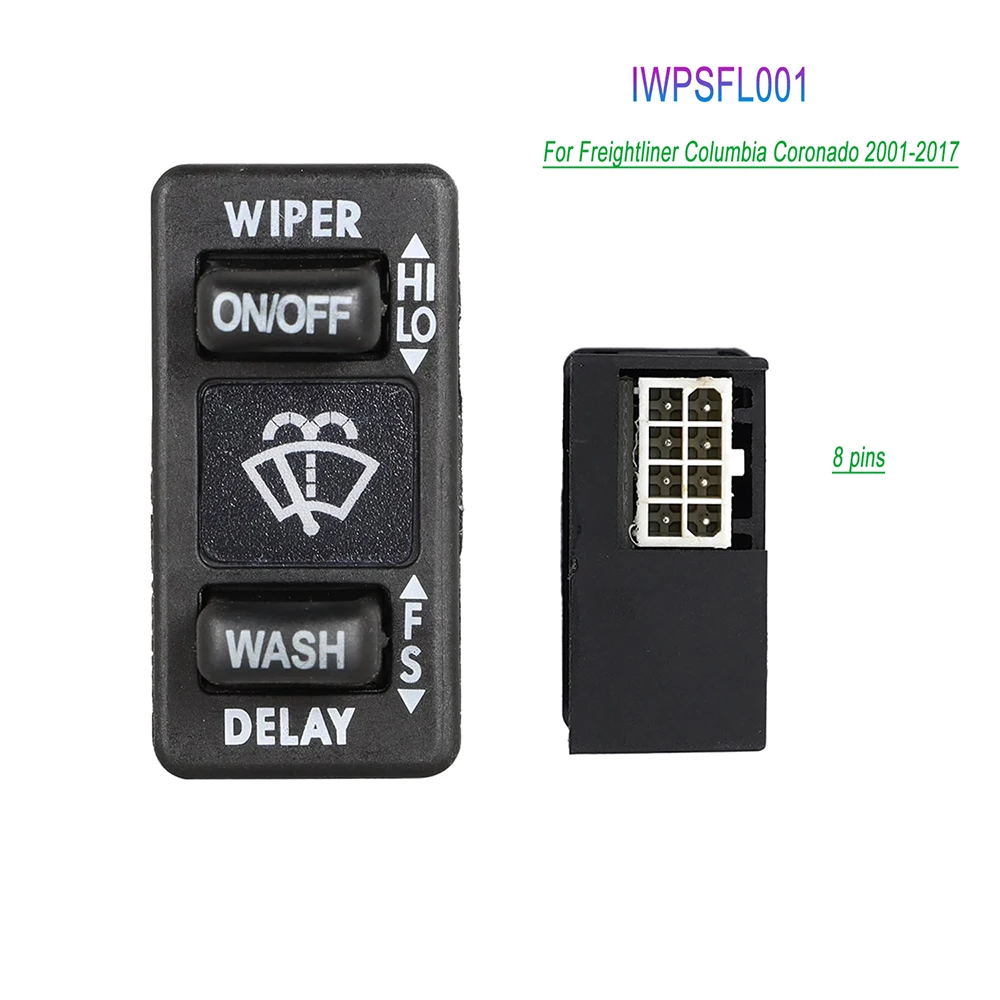

For Freightliner Columbia Coronado 2001-2017 Electric Window Wiper Switch Car Replacement IWPSFL001 Car Parts