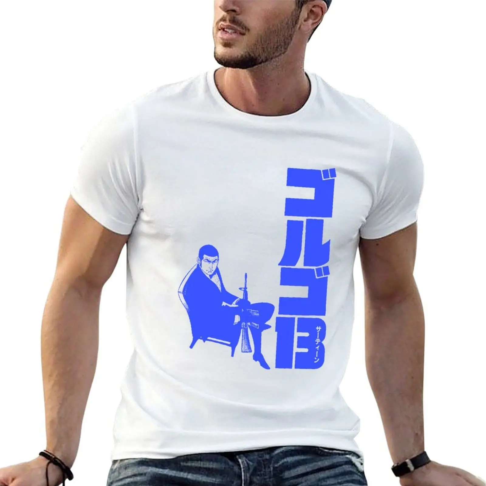

GOLGO 13 Design T-Shirt essential t shirt cotton t shirts man 100% T-Shirt