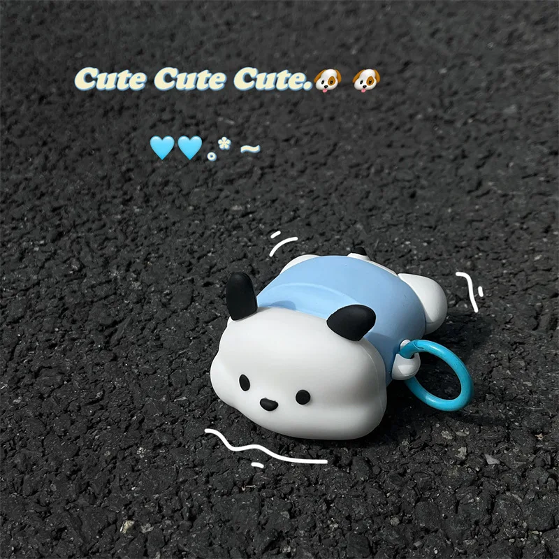 

Cute Cartoon Dog Silicone Case for AirPods 4 Airpod 1 2 3 Pro Pro2 Bluetooth Earbuds Charging Box Protective Earphone Cover