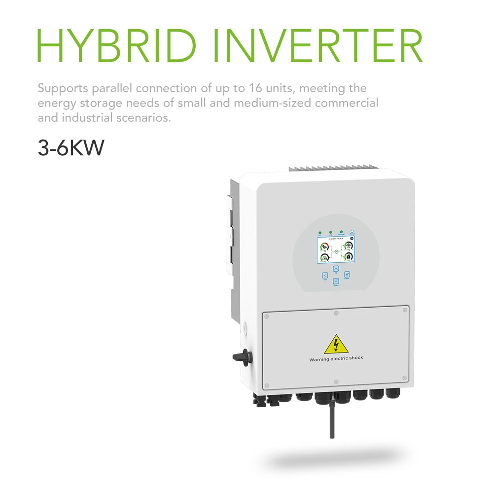 5kW Home Solar System with 48 Volt 100ah 5kWh Battery Storage Wall Mounted  Controller Solar Panels