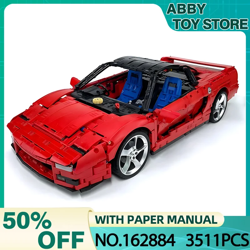 

MOC-162884 Technical Sports Car Compatible 42143 Scale 1:8 Building Blocks Bricks Educational Puzzle Toy Christmas Gift For Kids