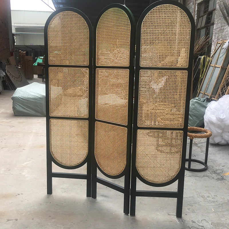 

Modern French style three-panel folding screen