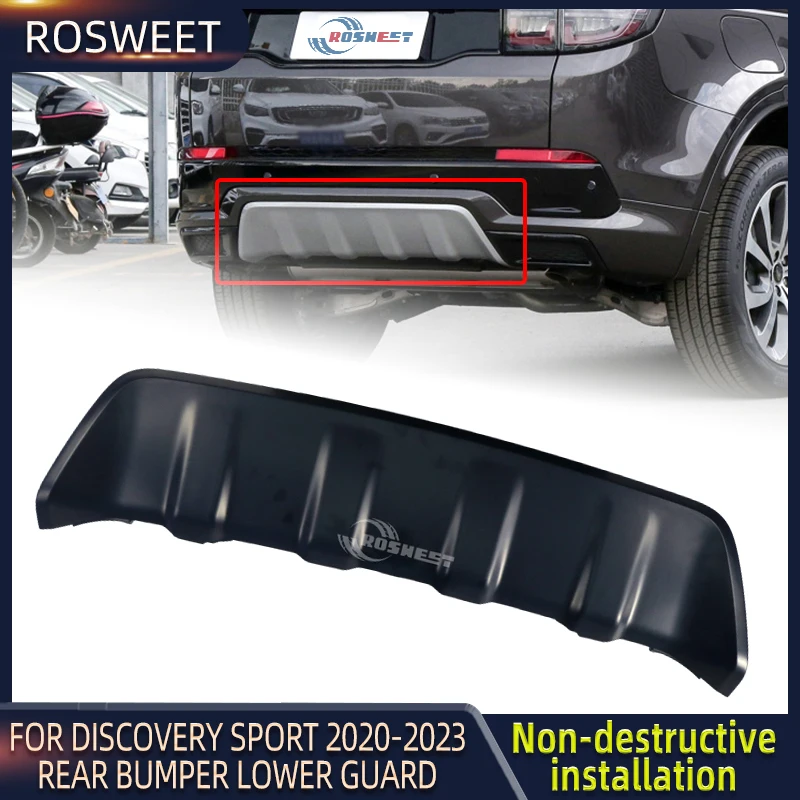 For Land Rover Discovery Sport L550 2020 2021 2022 2023 Year Car Rear Bumper Lip Lower Spoiler Guard Plate Auto Accessories