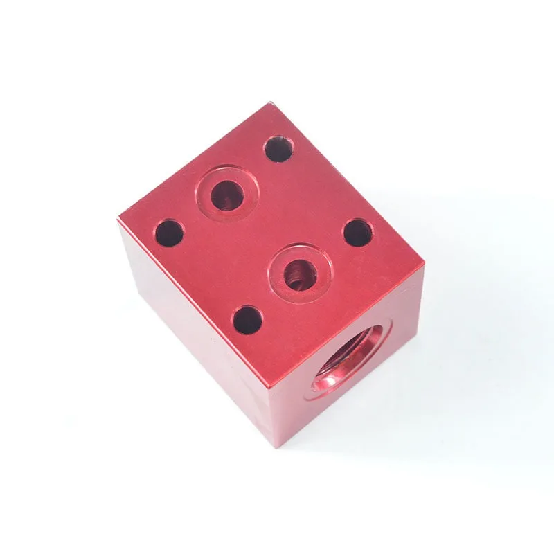 Installation of oil circuit block V3067 plate 02 series for threaded insertion valve