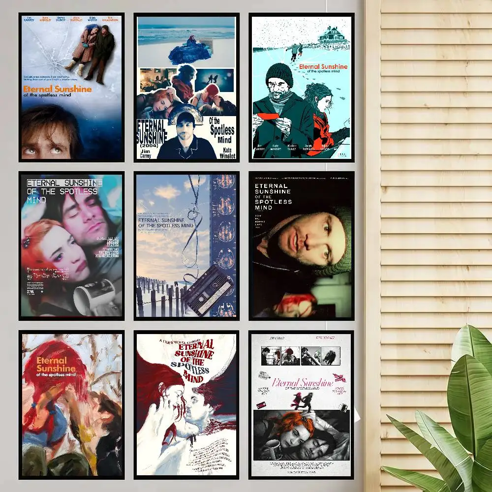 Eternal Sunshine Of The Spotless Mind Movie Poster Self-adhesive Art Room Entrance Restaurant Wall Decor Art Painting