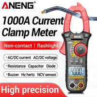 ANENG CM84 Clamp Meter DC/AC Current Voltage 4000 Count Multimeter Ammeter Tester Onboard Hertz Capacitor NCV Ohm Test Tools