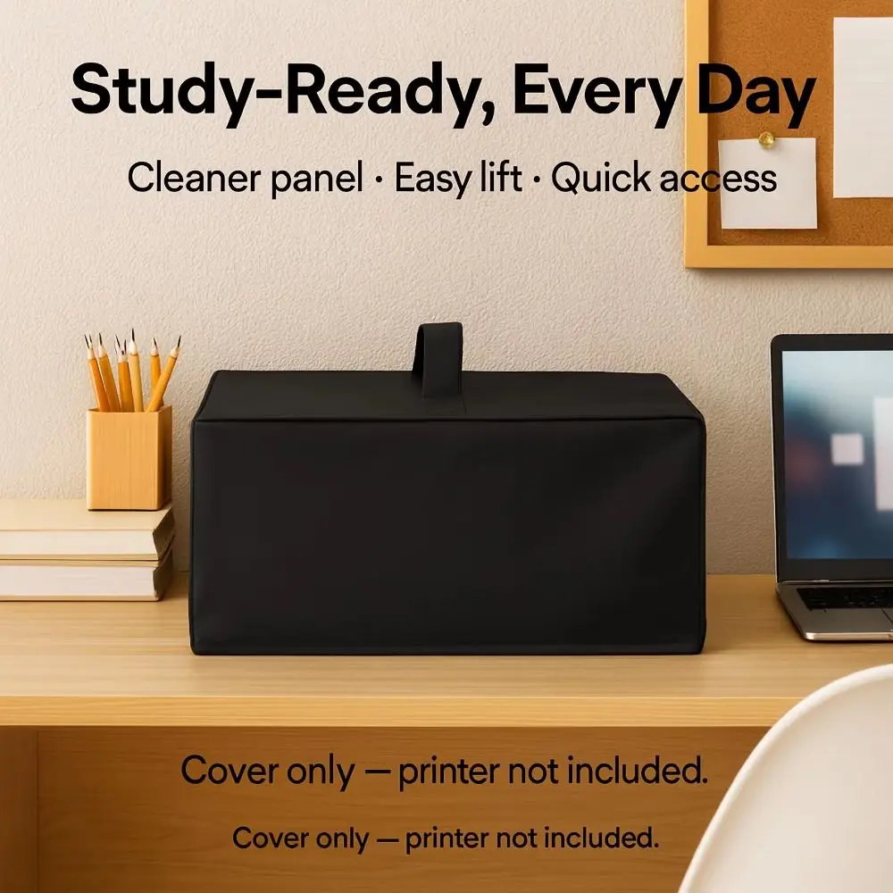 

Reinforced Handle Printer Dust Cover Waterproof Open Bottom Protective Sleeve with Drawstring Heavy Duty Printer Cover Case