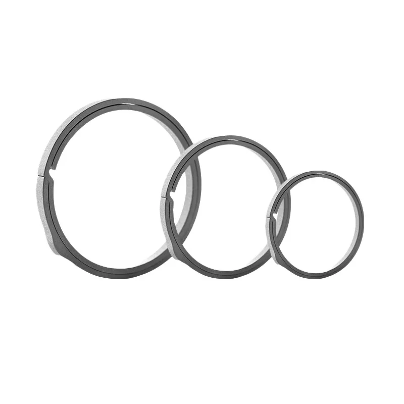 Lightweight Titanium Alloy Keychain Buckle Simple Stylish Carabiner Keychain Strong Hard Split Keychain Ring Key Accessory