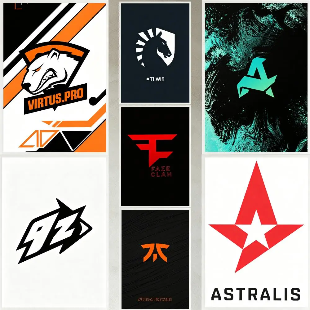 game Counter-Strike Poster Poster HD Waterproof Self-adhesive Art Print Wall Decor for Bedroom Living Room Gift