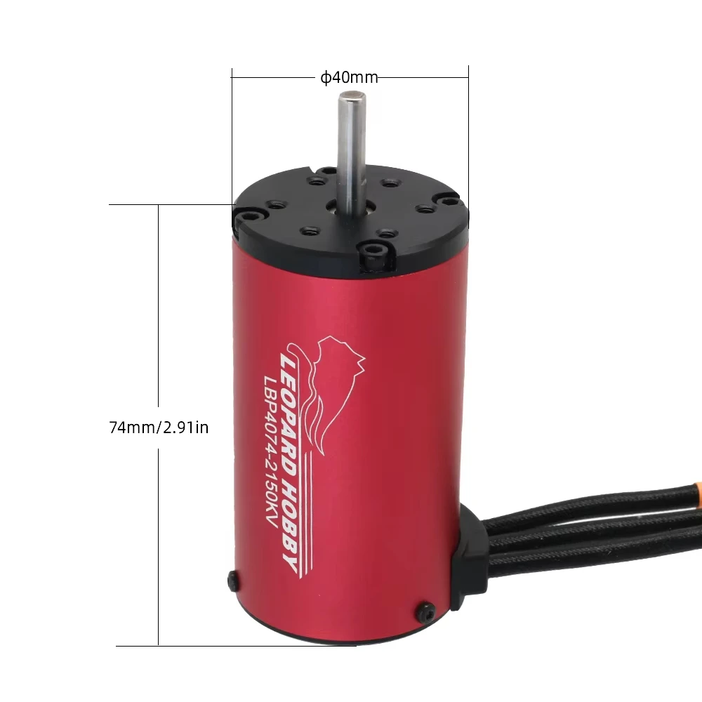 Leopard Hobby LBP4074 4074 2000KV /  2150KV 4-6s Waterproof Brushless Motor For 1/8 Rc Buggy Baja Car Drift Racing Off-road Boat