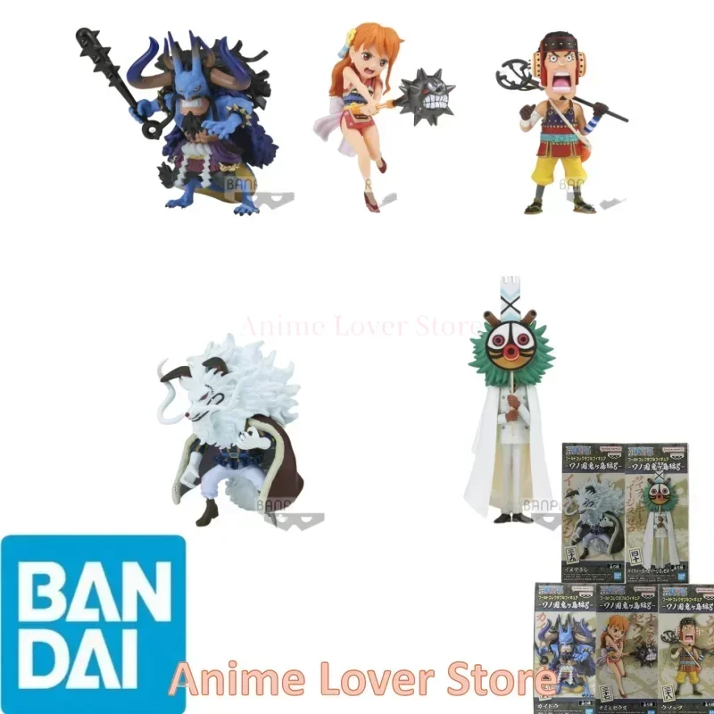 

Bandai Banpresto Original One Piece WCF The Island of Ghosts VO.8 Usopp Kaidou Nami Inuarashi CP0 Anime Figures Toys for Kids