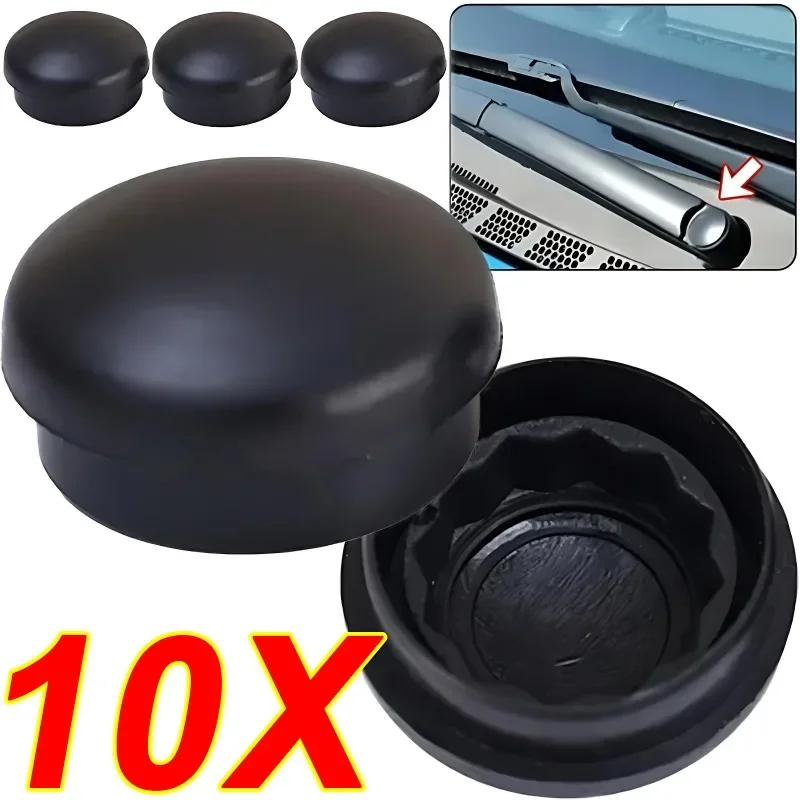 2/10pcs Car Front Windshield Wiper Arm Covers Nut Cap Wiper Arm Bolt Caps for VW Caddy Hyundai Tucson Santa Creta Kona Genesis