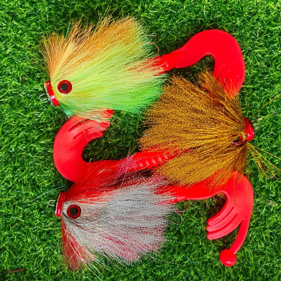 Leurre souple articulé MUKUN 22 cm/82 g, type souris rigide, pour la pêche au brochet et au bar._voghion.com