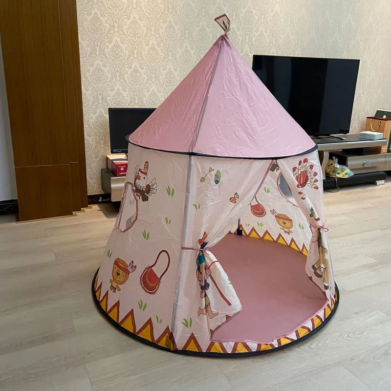 Baby Indischer Stil Jurttent Lustige Ozeanbälle Pool Sportspielzeug Spiele Haus Indoor Kinder Secret Base Playtent Spielzeug