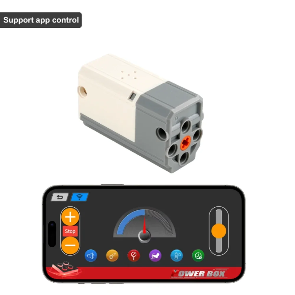

M Motor 8883 Bluetooth Upgrade Kit APP Controlled Rechargeable Lithium Battery Motor for Legoeds PF Cars/Trains