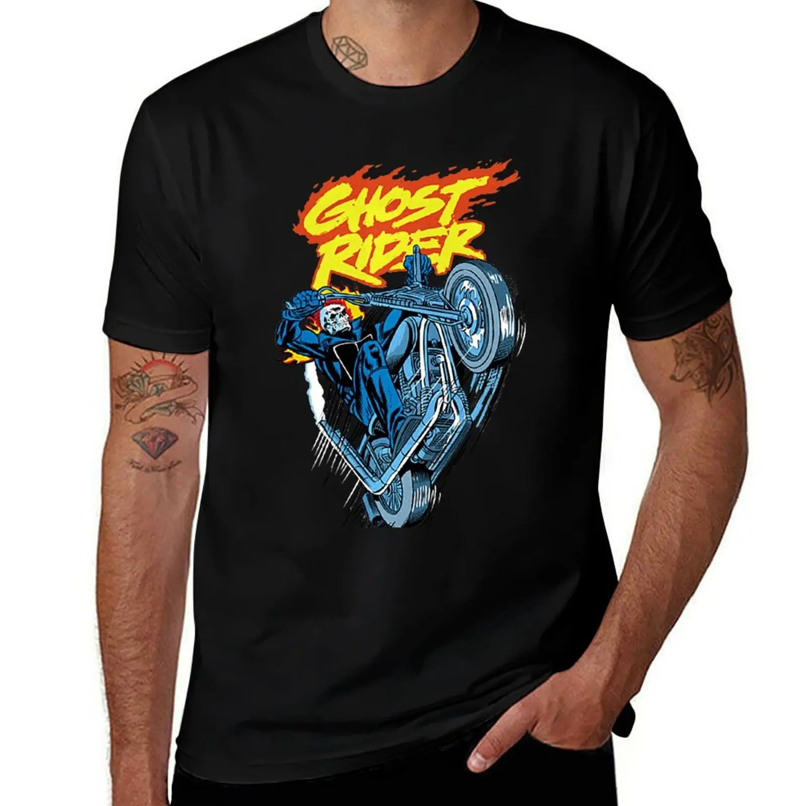 

Ghost Rider T-Shirt t shirts for man cotton graphic t shirts for man T-Shirt