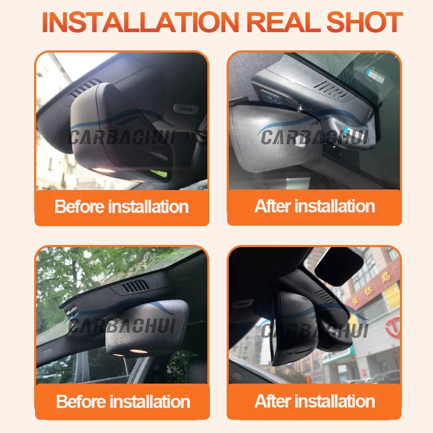 Car DVR 4K Dash Cam Plug and Play Camera For Mercedes-Benz A Class A200 A250 A180 W176 For MB GLA CLA180 CLA200 W117 GLA250 X156