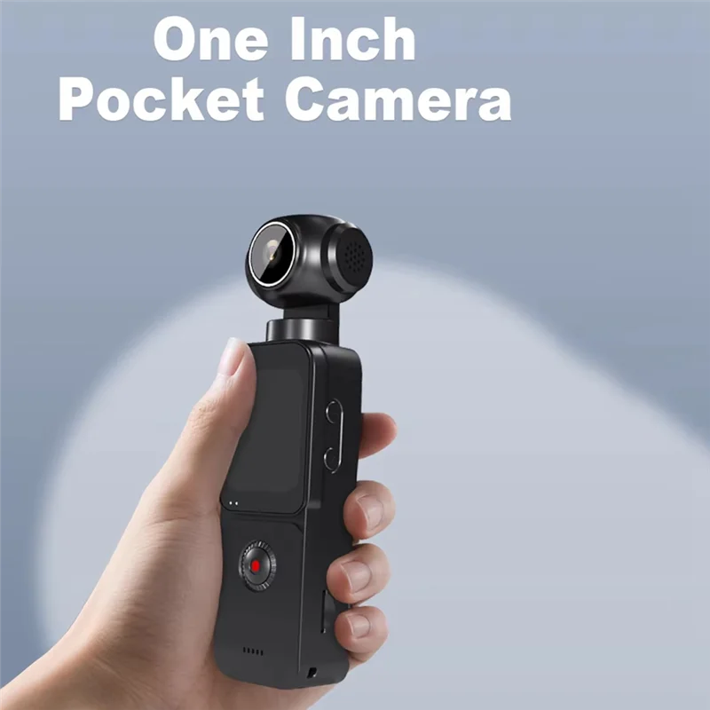 كاميرا فيديو JABS-Portable 5K مضادة للاهتزاز 270 °   كاميرا رياضية قابلة للدوران ومسجل للسفر تعمل بالواي فاي مع ميكروب مدمج