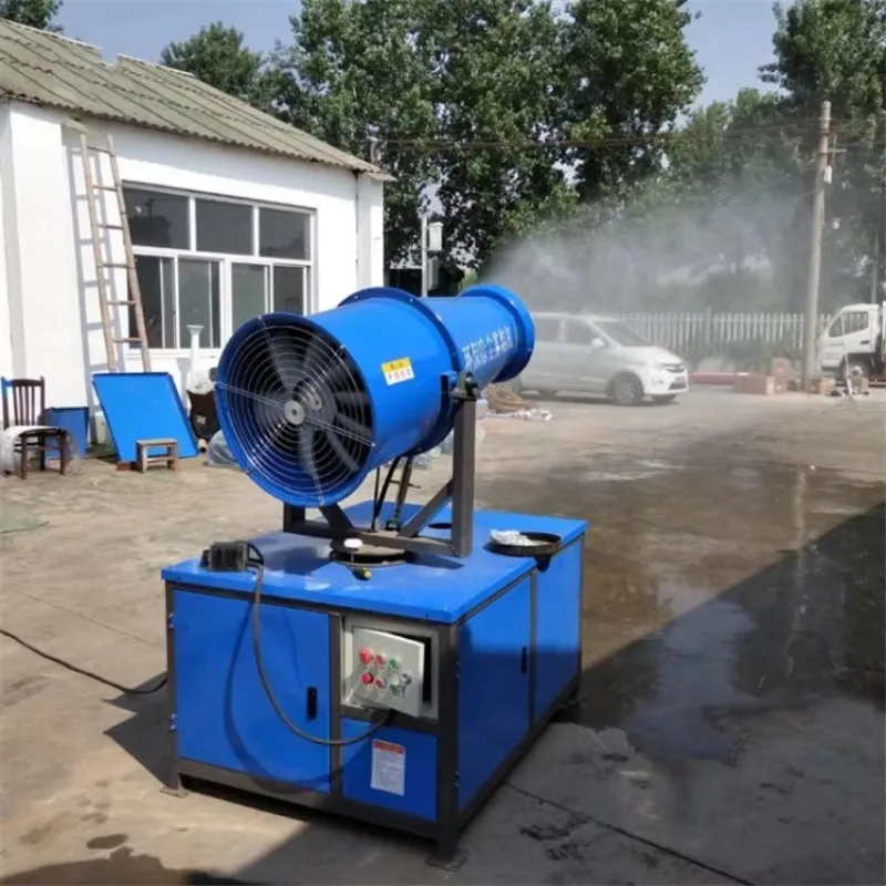 Water Mist Fog Cannon Spraying Machine 25M Coverage Disinfection Sprayer For Road Construction Dust Suppression