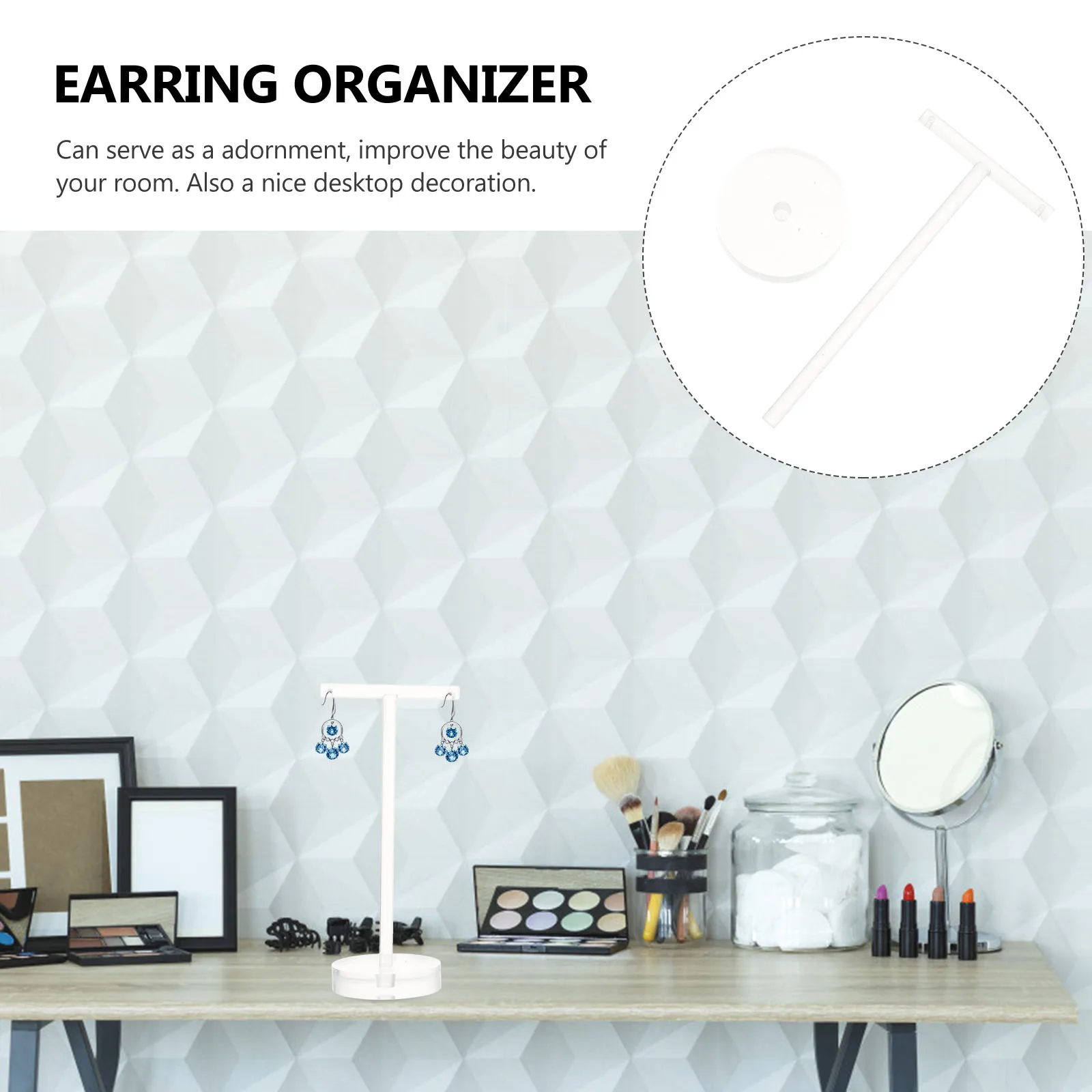 

Earring Display Rack Acrylic Jewelry Holder Earrings ganizer Storage Solution Long Dangle Tassel Earrings Decor Home Accessory