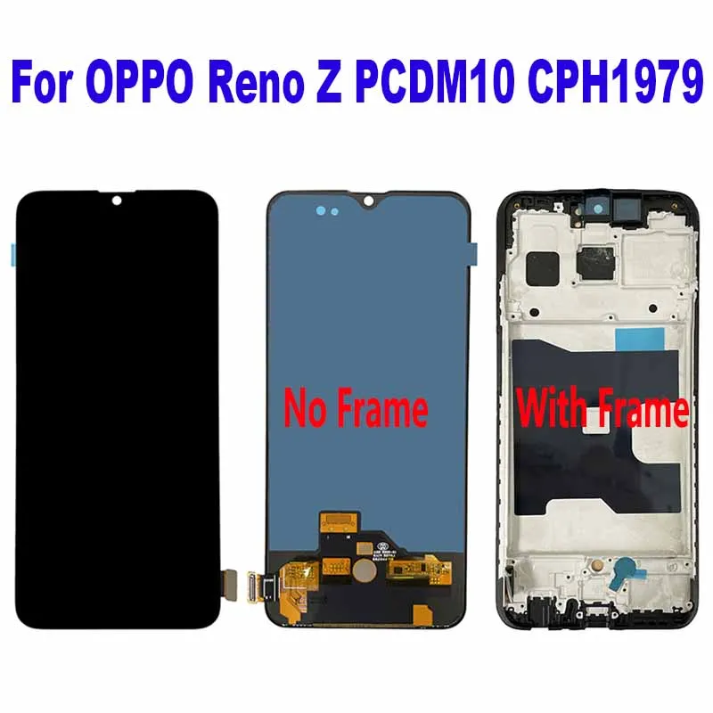 For OPPO Reno Z PCDM10 PCDT10 CPH1979 LCD Display Touch Screen Digitizer Assembly Replacement Accessory