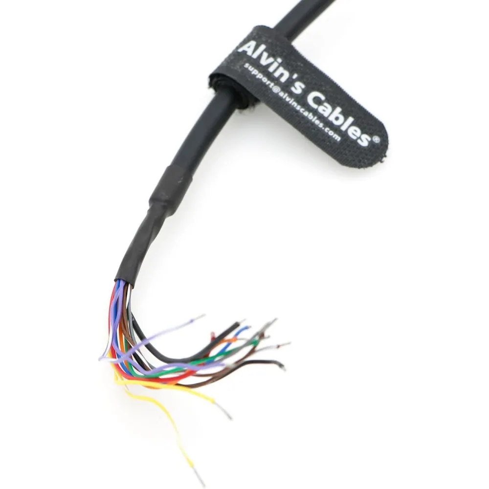 

Alvin's Cables M12 A-Code 12 Pin Female Connector to Flying Leads Power Cable Industrial Cable for Cognex Industrial Camera