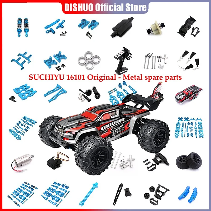 

Aluminum Suspension Arm, Steering Wheel Seat Steering Cup, Modified Metal Parts, SCY RC Car 16101 16102 16103 Accessories JJRC