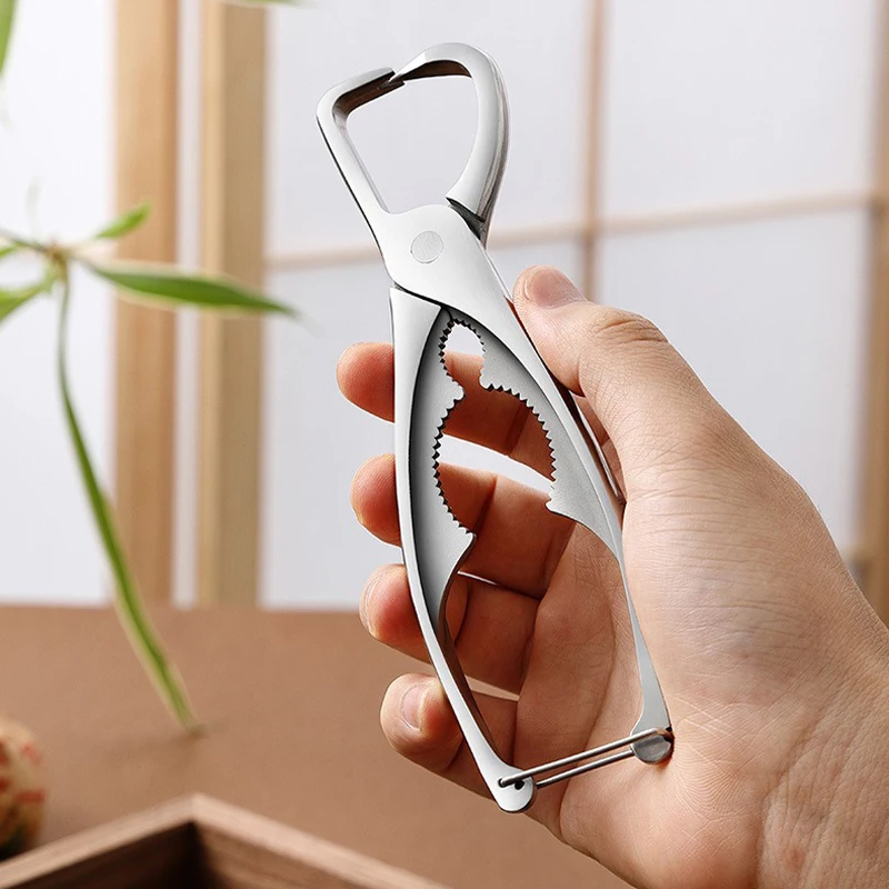 Black Brick Tea Tongs Pu Erh Cake Tea Making Tool 304 Stainless Steel Tea Ceremony Accessories Nut Cracking Clip