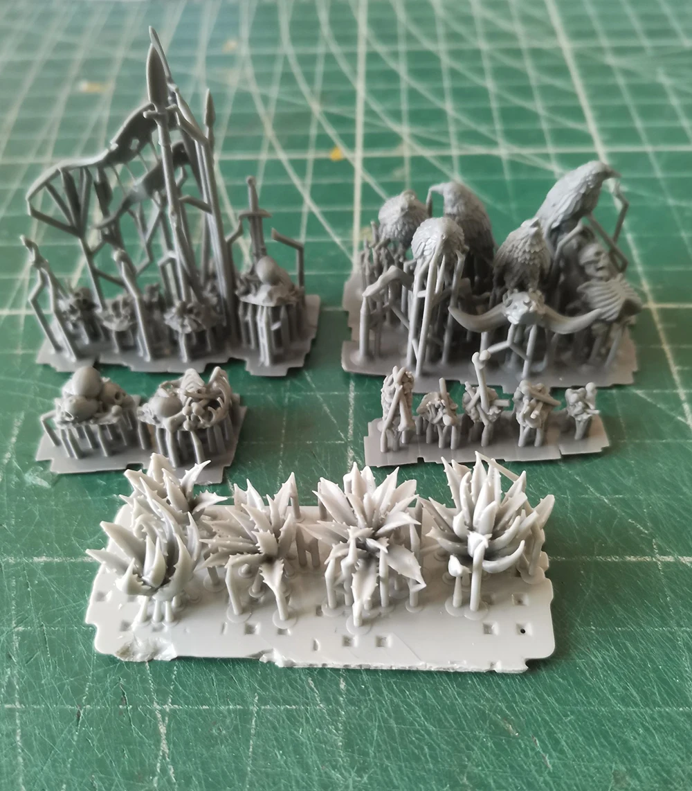 1/35 1/48 1/24 Model Scene Terrain Accessories Plants Crows Battlefield Skeleton Making Tools DIY Hobby Making