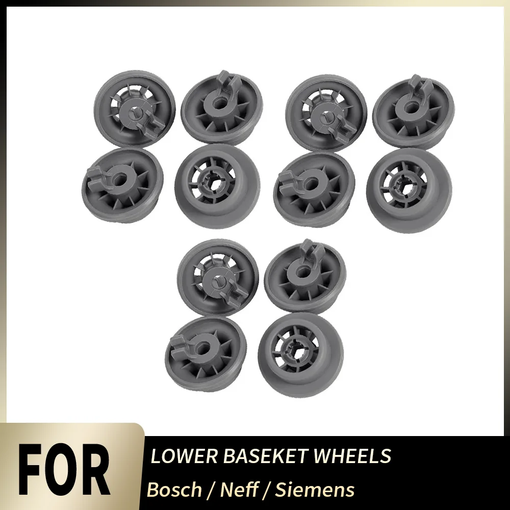 Kit de piezas de repuesto para lavavajillas, rueda superior de repuesto para Aeg Electrolux Favorit Privileg Zanussi, 8 Uds.