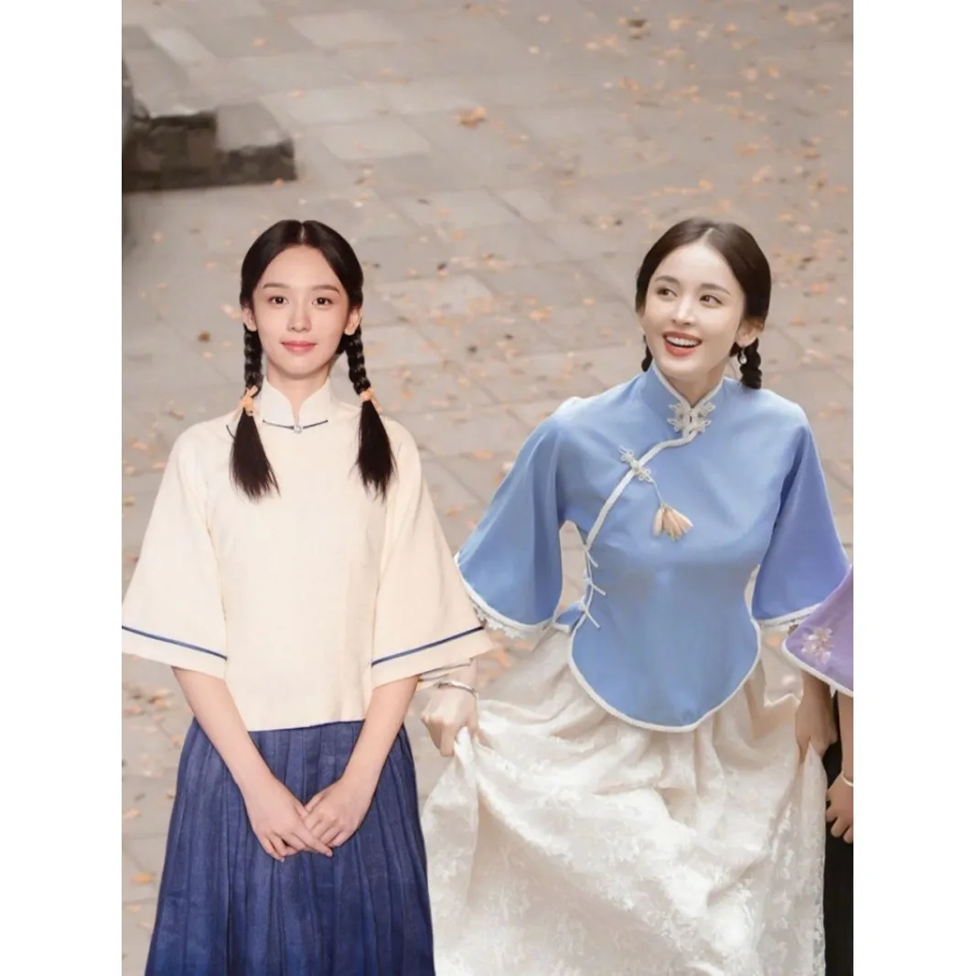 

Men's Chorus Performance Clothes Student Speech Costume Cotton Traditional Chinese Stage Performance Outfit Youth Day Celebra...